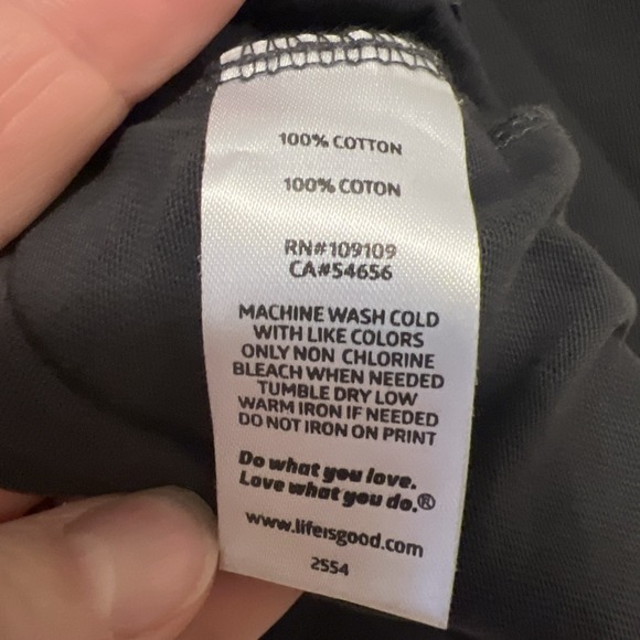 Life Is Good Long Sleeve Shirt Crusher Pierogis Womens XL NWT - Picture 5 of 5